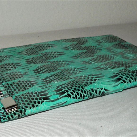 Michael Kors Python Over-Sized Clutch - Picture 5 of 9